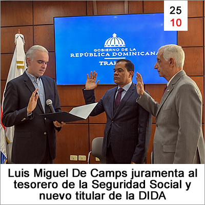 Luis Miguel De Camps Juramenta Al Tesorero De La Seguridad Social Y Nuevo Titular De La Dida