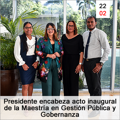Presidente Encabeza Acto Inaugural De La Maestria En Gestion Publica Y Gobernanza